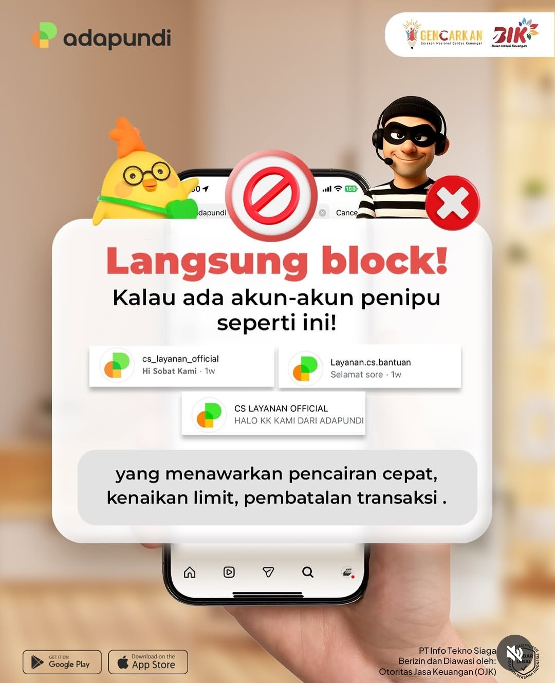 Call center AdaPundi 24jam 