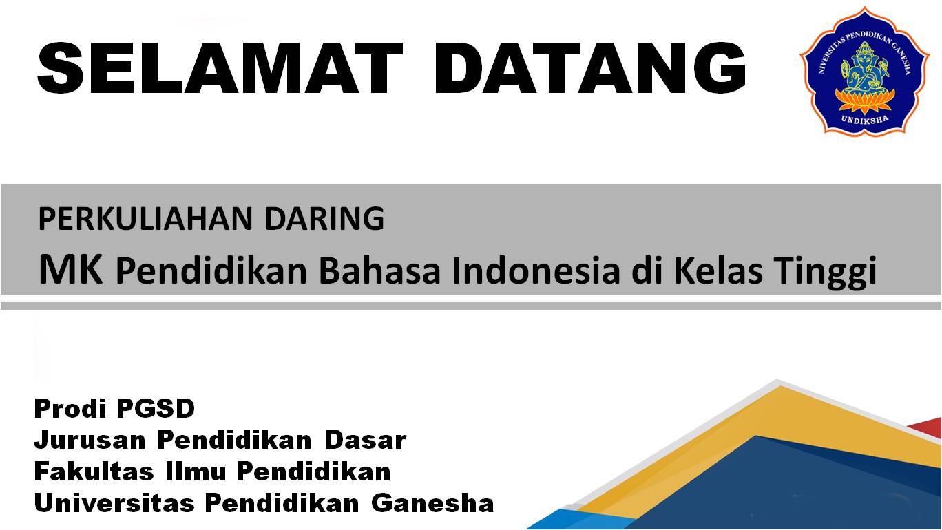 Pendidikan Bahasa Indonesia di Kelas Tinggi