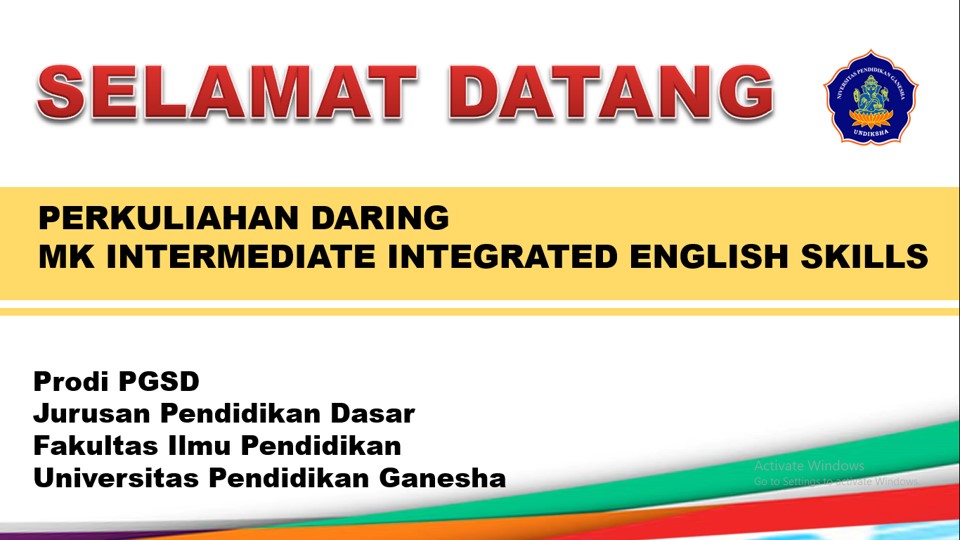 Intermediate Integrated English Skills